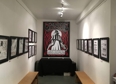 Bryan Talbots artwork ecxhibition at Orbital Comics