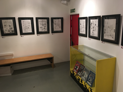 Bryan Talbots artwork ecxhibition at Orbital Comics
