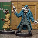Grandville miniature figures on sale at Crooked Staff