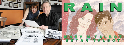 In the Studio with Bryan and Mary Talbot: On Friday 16 October, at 12.30pm - 1pm the Durham Book Festival Online has a specially commissioned film with Mary and Bryan, where they talk about their collaborative process and show us their studio where they work.