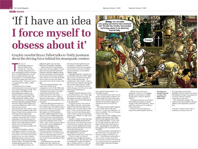 The Herald newspaper interviewed Bryan on Grandville - and many other things!
