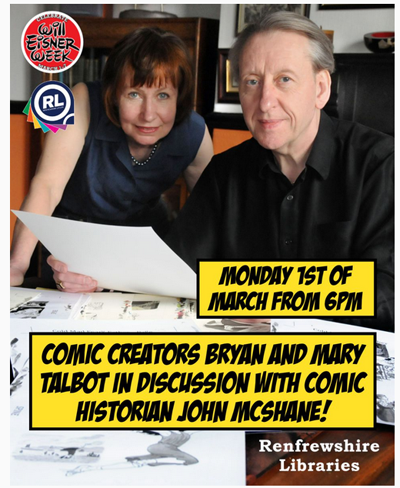 Will Eisner week 2021 with Mary and Bryan Talbot