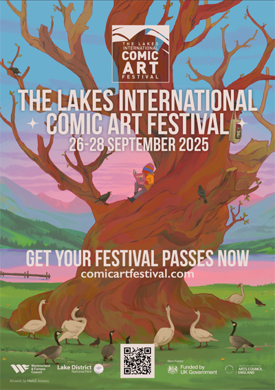 Buy your Lakes International Comic Art festival pass now
