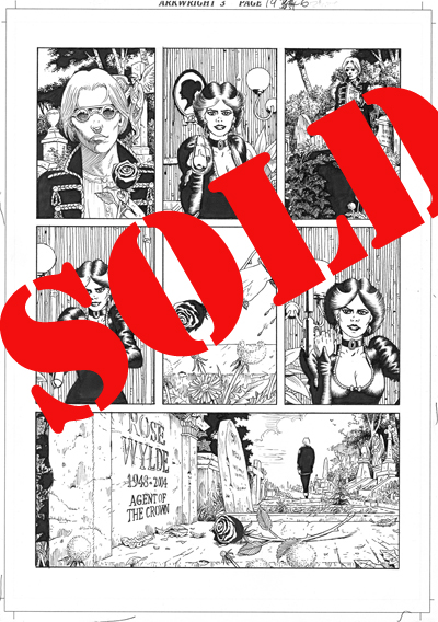 The Legend of Luther Arkwright page 146 Ink. A3 (42cm x 29.7cm) &pound;550