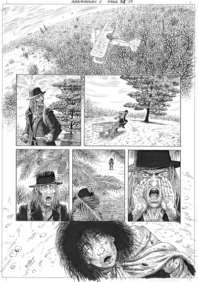 The Legend of Luther Arkwright page 70 Ink. A3 (42cm x 29.7cm) &pound;420
