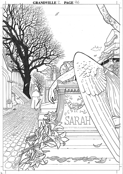 Grandville: No&euml;l page 96 - Ink on Bristol board, 29.7 x 42cm - &pound;650