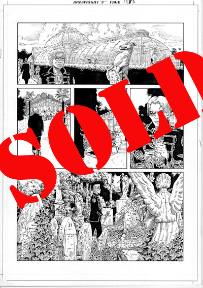 The Legend of Luther Arkwright page 195 - Ink on paper, 29.7 x 42cm - &pound;750
