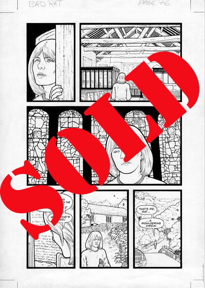 The Tale of One Bad Rat: page76 - Ink on CS10 paper, 29.7 x 42cm - &pound;450