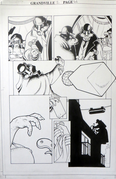 Grandville: Mon Amour by Bryan Talbot, original artwork page 46: original artwork &pound;275