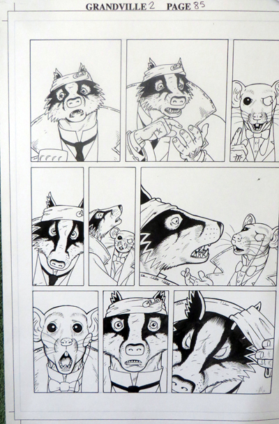 Grandville: Mon Amour by Bryan Talbot, original artwork page 85: original artwork &pound;275