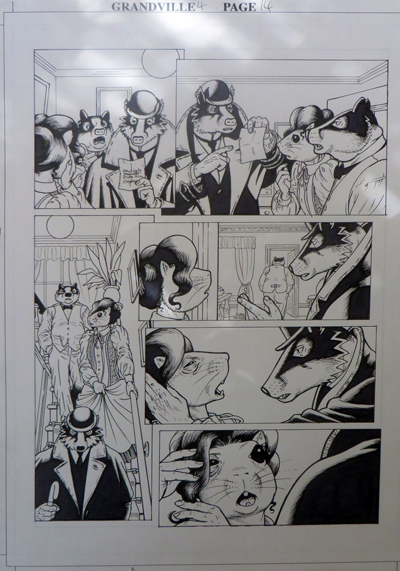Grandville Noel by Bryan Talbot, original artwork page 14: &pound;300