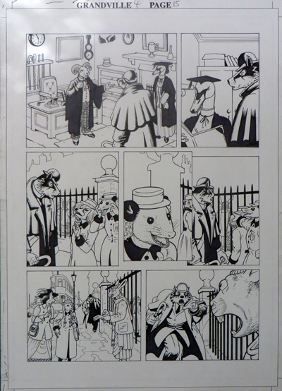 Grandville Noel by Bryan Talbot, original artwork page 15: &pound;300