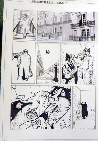 Grandville Noel by Bryan Talbot, original artwork page 18: &pound;350