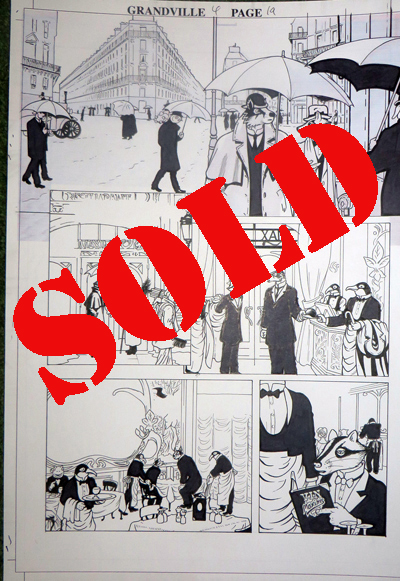 Grandville Noel by Bryan Talbot, original artwork page 19: &pound;350
