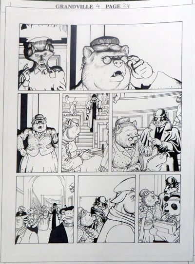 Grandville Noel by Bryan Talbot, original artwork page 24: &pound;250