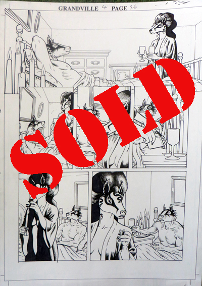 Grandville Noel by Bryan Talbot, original artwork page 36: &pound;320