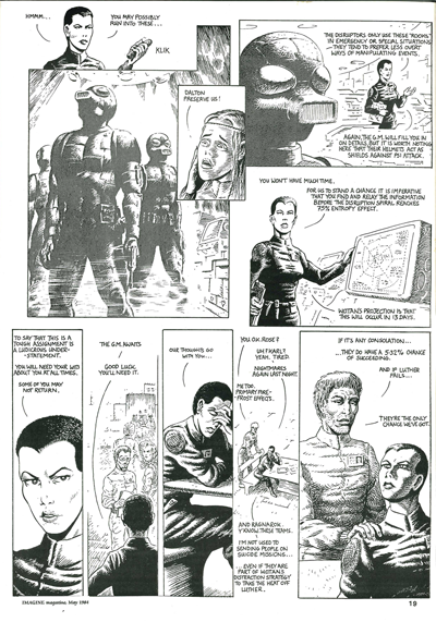 Page 2 of the Fire Opal of Set RPG scenario from Imagine magazine issue 14