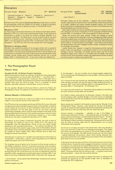 Page 5 of the Fire Opal of Set RPG scenario from Imagine magazine issue 14