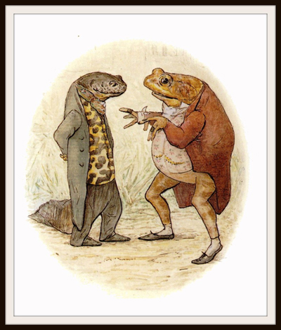 Isaac” - named after the Beatrix Potter character Sir Isaac Newton from The Tale of Jeremy Fisher
