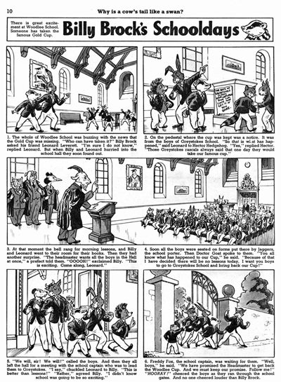Billy Brock's schooldays