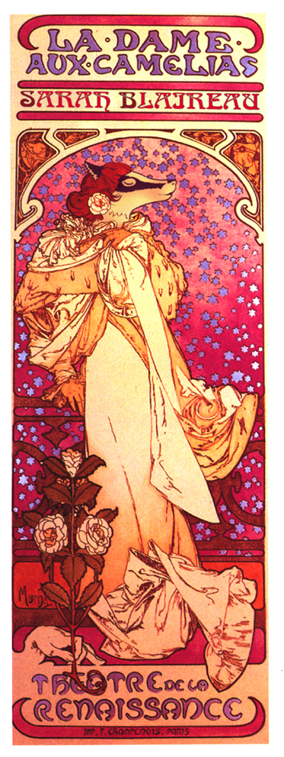 Sarah Blairow based on Sarah Bernhardt