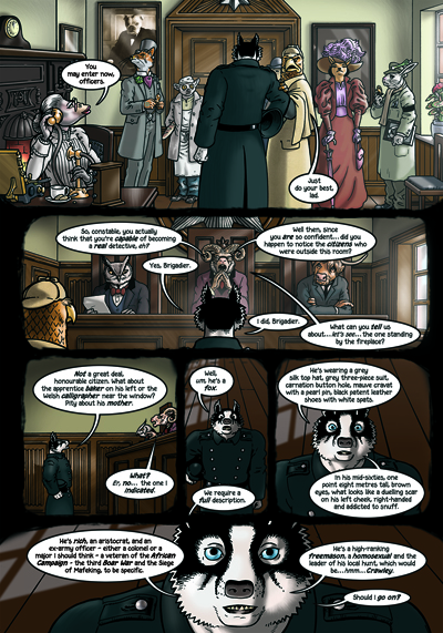 The Grandville Force Majeure annotations for pages 47 to 58 are now online