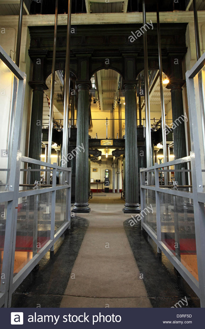 I suddenly saw this photo of what looked like a photo of a gothic nave – with machines!